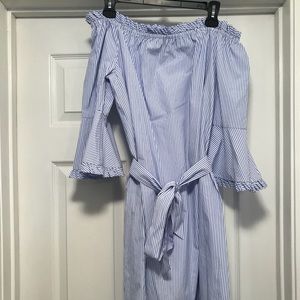 Blue Striped dress